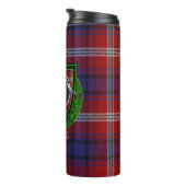 Ainslie Scottish Clan Tartan & Wappen Thermosbecher (Nach rechts gedreht)