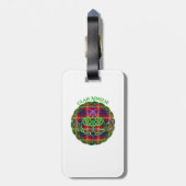 Ainslie Scottish Tartan Celtic Thistle Gepäckanhänger (Rückseite vertikal)