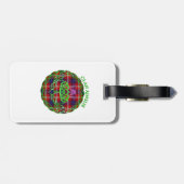 Ainslie Scottish Tartan Celtic Thistle Gepäckanhänger (Rückseite horizontal)