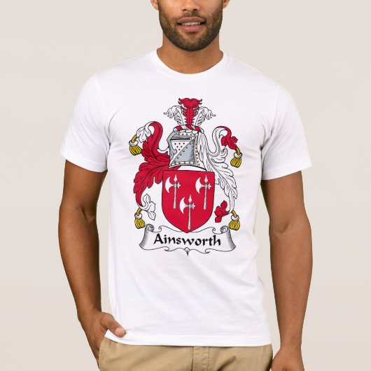 Ainsworth Familienwappen T-Shirt (Vorderseite)