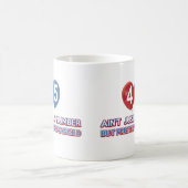 aint 45 gerade eine Zahl Kaffeetasse (Mittel)