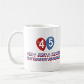 aint 45 gerade eine Zahl Kaffeetasse (Links)