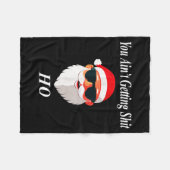 Ain't Christmas Funny Naughty Dirty Raunchy Gift A Fleecedecke (Vorderseite (Horizontal))