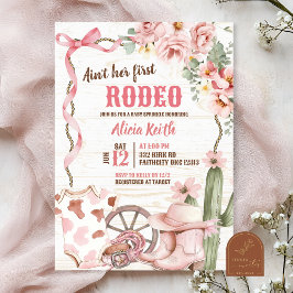Aint Her First Rodeo Baby Sprinkle Invitation Einladung
