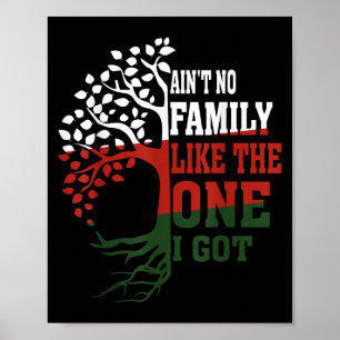 Aint keine Familie wie die, die ich Got, um Famili Poster