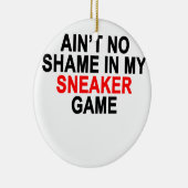 Aint keine Schande in meinen Keramikornament (Rechts)