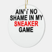 Aint keine Schande in meinen Keramikornament (Links)