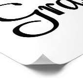 Ain't Life Grand Piano Poster (Ecke)