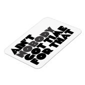 Aint Niemand got Zeit dafür Magnet (Linke Seite)