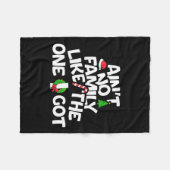 Ain't No Family Like The I One Got Christmas Famil Fleecedecke (Vorderseite (Horizontal))