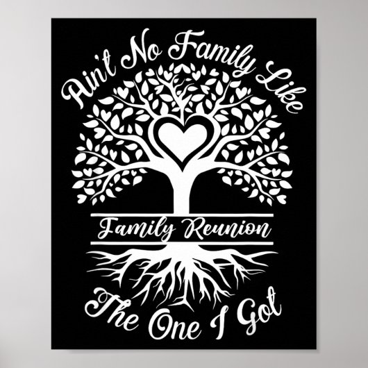 Ain't No Family Like The One I Got Matching Family Poster (Vorne)
