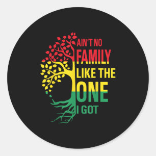Aint No Family wie die, die ich Got Funny Family R Runder Aufkleber