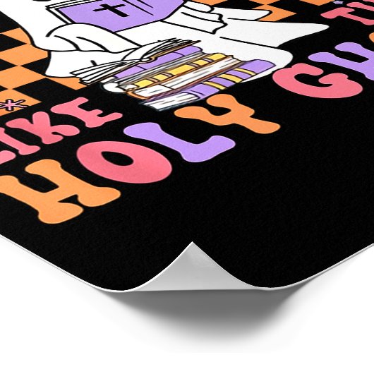 Ain't No Ghost Like The Holy Ghost Funny Christian Poster (Ecke)