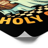 Ain't No Ghost Like The Holy Ghost Funny Faith Pun Poster (Ecke)