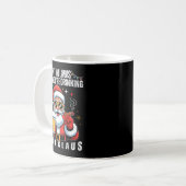Aint No Laws When You're Drinking With Claus Funny Kaffeetasse (Vorderseite Links)
