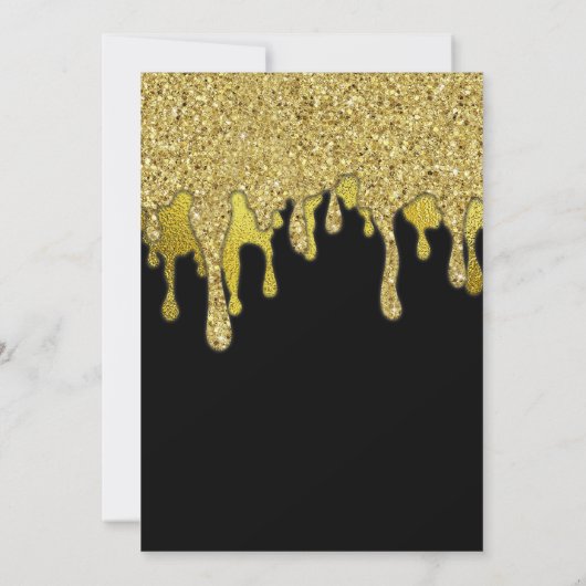 Aint Nothin' aber ein Gangsta Party Hip Hop Geburt Einladung (Rückseite)