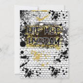 Aint Nothin' aber ein Youngsta Party Hip Hop Gebur Einladung (Rückseite)