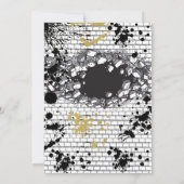 Aint Nuthin, aber ein Teen Thang Hip Hop Geburtsta Einladung (Rückseite)