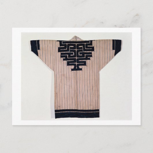 Ainu Coat, 19. Jahrhundert Postkarte (Vorderseite)