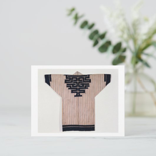 Ainu Coat, 19. Jahrhundert Postkarte (Stehend Vorderseite)