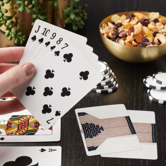 Ainu Mantel, 19. Jahrhundert Spielkarten (In Situ)