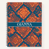 Ainu Mosaik Personalisiertes Muster Notizblock (Vorderseite)