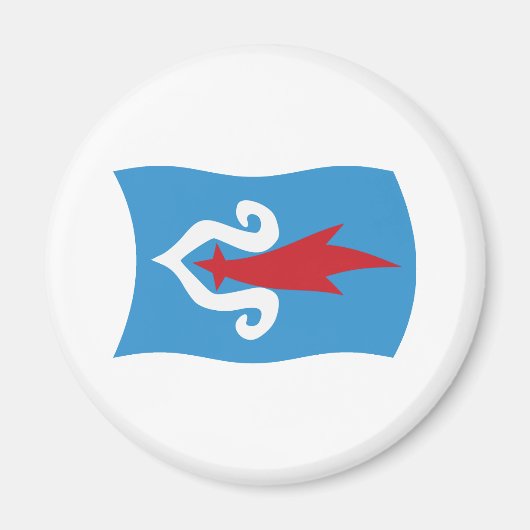 Ainu People Flag Magnet (Vorne)