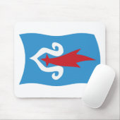 Ainu People Flag Mousepad (Mit Mouse)
