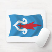 Ainu People Flag Mousepad (Mit Mouse)