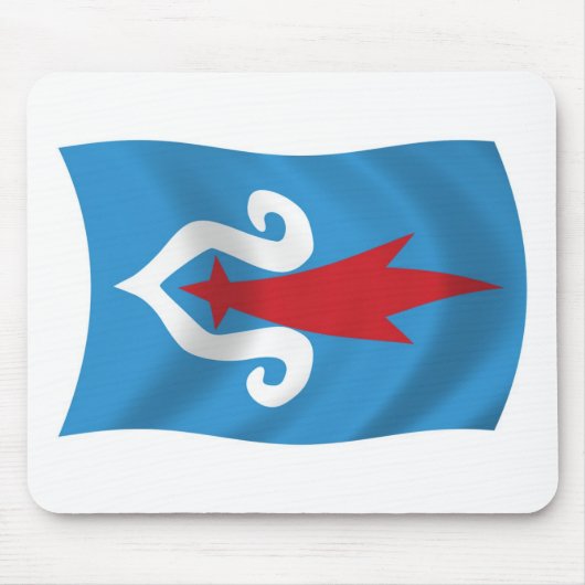 Ainu People Flag Mousepad (Vorne)