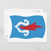 Ainu People Flag Postkarte (Vorne/Hinten)