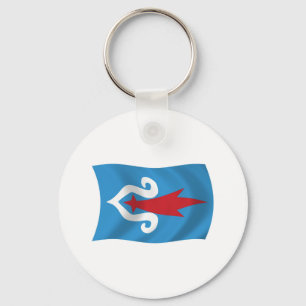 Ainu People Flag Schlüsselanhänger