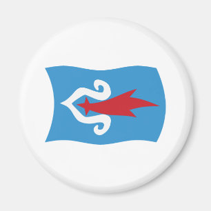 Ainu-Volk-Flaggenmagnet Magnet