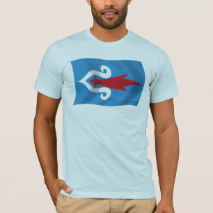 Ainu-Volks-Flaggen-Shirt T-Shirt