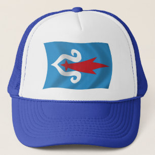 Ainu-Volks-Flaggenmütze Truckerkappe