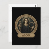 Aion Eternal Time God Postcard Postkarte (Vorne/Hinten)