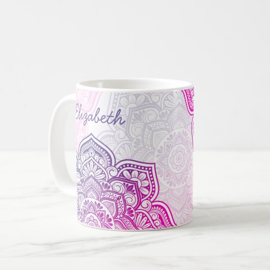 Aion Mandala 11 oz. Personalized Mug Kaffeetasse (Vorderseite Links)