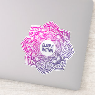 Aion Mandala Personalisierter Vinyl-Sticker nach M Aufkleber