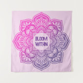 Aion Mandala Personalisierter Wandteppich (Vorderseite)