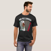Air Accordion Mexican Flag Mexico National T-Shirt (Vorne ganz)