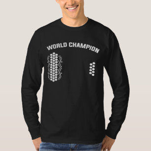 Air Accordion Weltmeisterschaft Musik T-Shirt