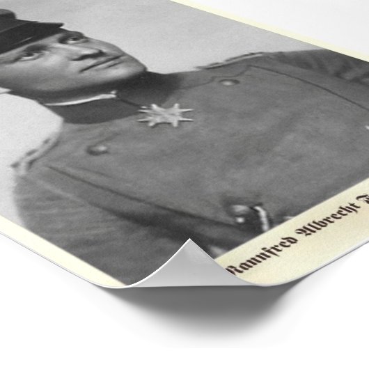 Air Aces: Mannfred von Richtofen - Der rote Baron Poster (Ecke)