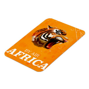 Air Africa Reiseplakat Magnet