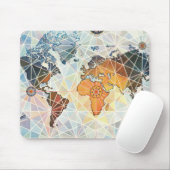 Air Afrique Karte der Welt Mousepad (Mit Mouse)