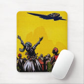 Air Afrique ~ Ligne de Bamako Mousepad (Mit Mouse)