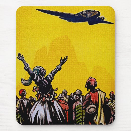 Air Afrique ~ Ligne de Bamako Mousepad (Vorne)