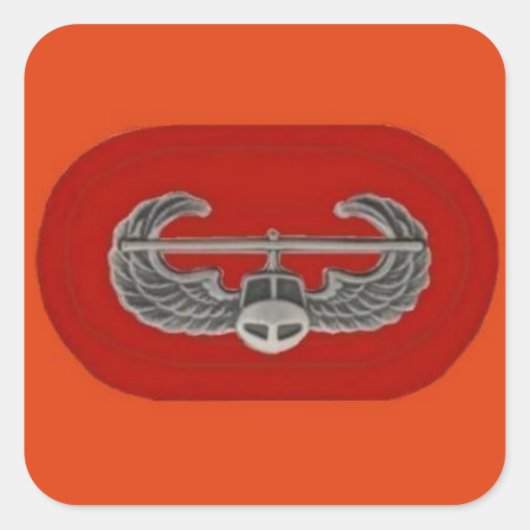 Air Assault Abzeichen auf dem Oval Sticker der 101 (Vorderseite)