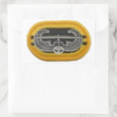 Air Assault Abzeichen auf der 2. Bn 327. Oval Stic Rechteckiger Aufkleber (Tasche)