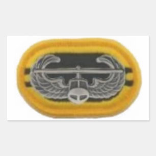 Air Assault Abzeichen auf der 2. Bn 327. Oval Stic Rechteckiger Aufkleber