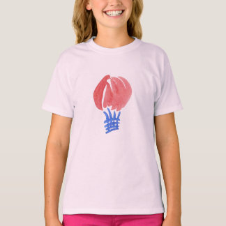 Air Balloon Girls' Jersey V-Neck T - Shirt